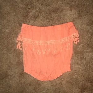 Tillys Strapless boho top